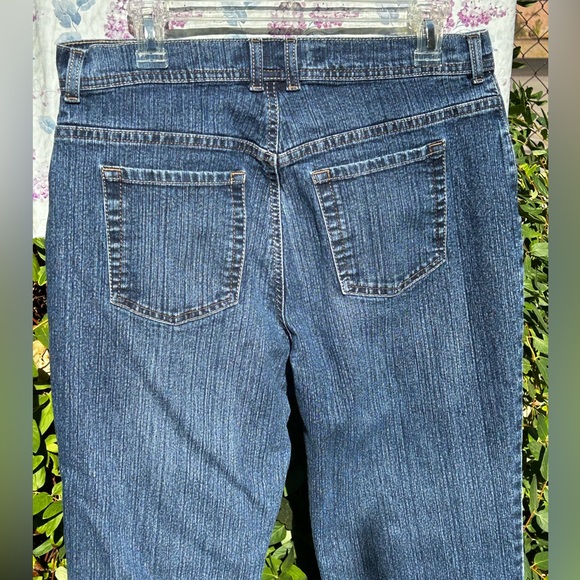 WOMENS SIZE 14 SHORT WAIST 34 GLORIA VANDERBILT BLUE DENIM JEANS - Picture 5 of 6